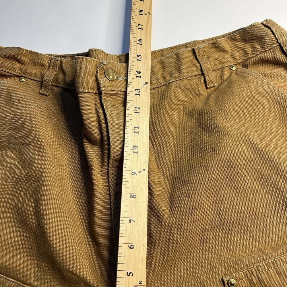 Vintage Carhartt Double Knee Carpenter Pants Size Brown 40x31.5 USA Made Work - Picture 15 of 16
